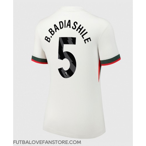 Chelsea Benoit Badiashile #5 Vonkajší Ženy futbalový dres 2025-26 Krátky Rukáv Chelsea Benoit Badiashile #5 Vonkajší Ženy futbalový dres 2025-26 Krátky Rukáv